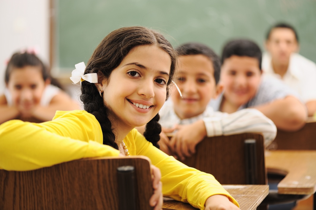 Children in classroom