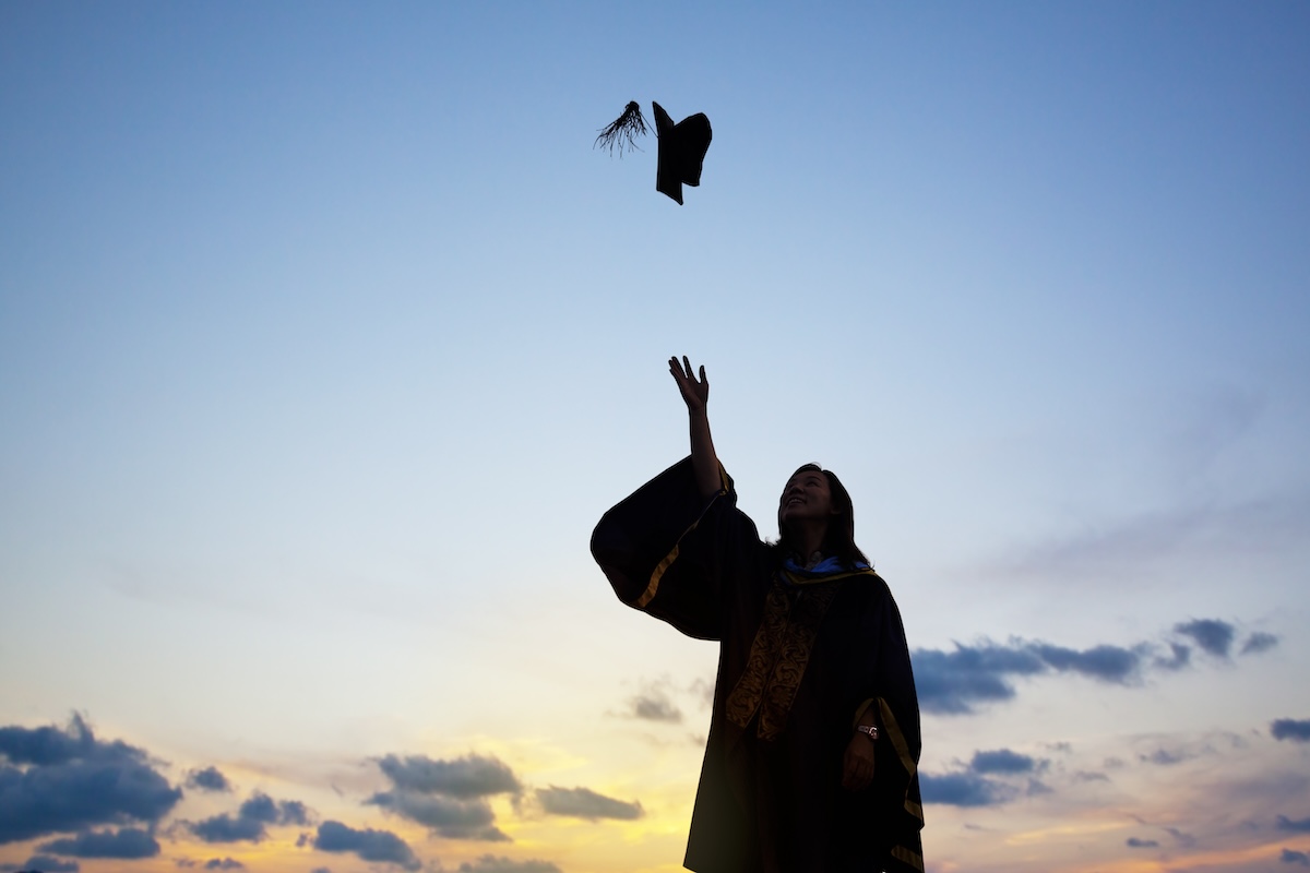 LeaderEd Student Celebrating Graduation